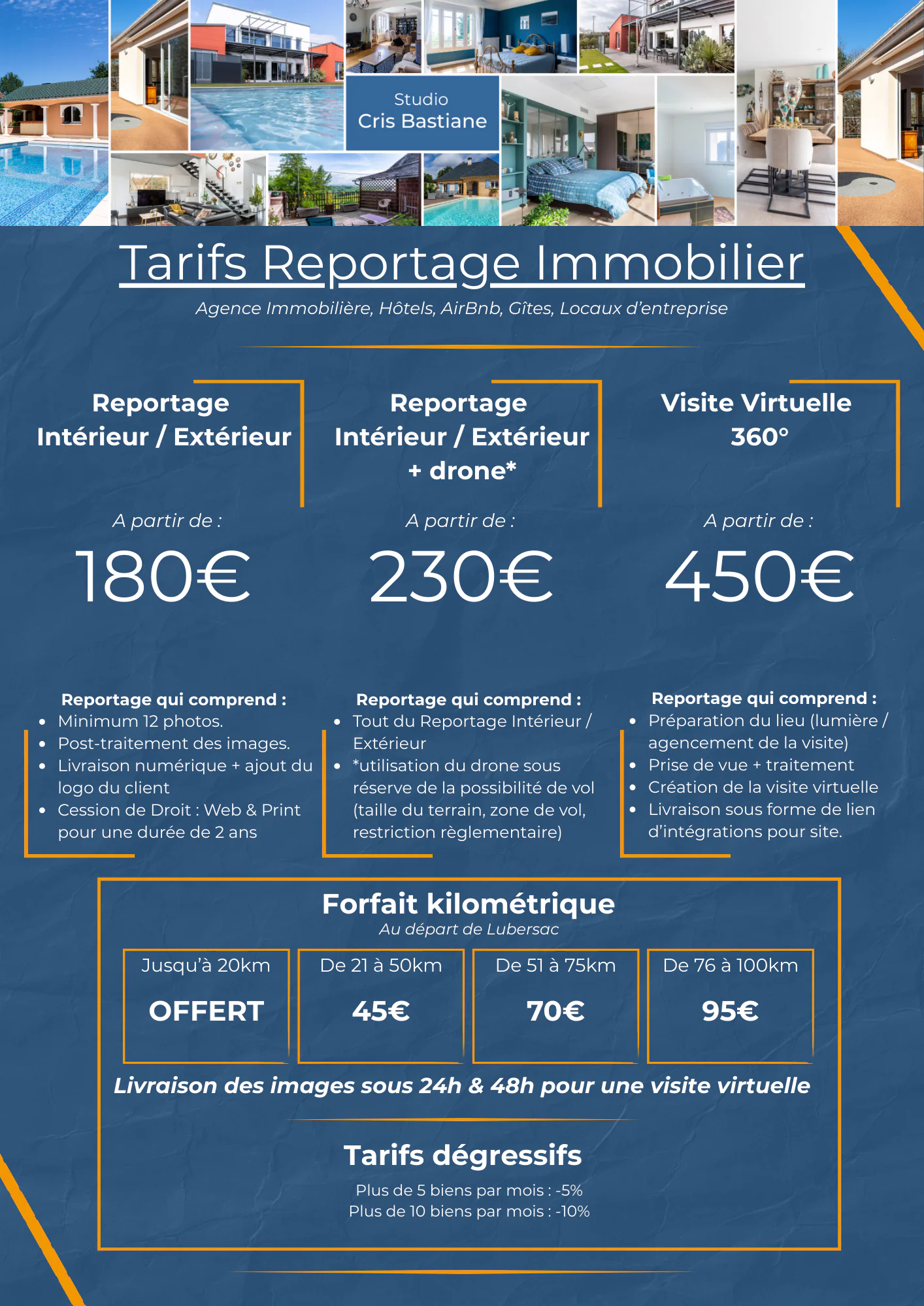 Plaquette tarifaire